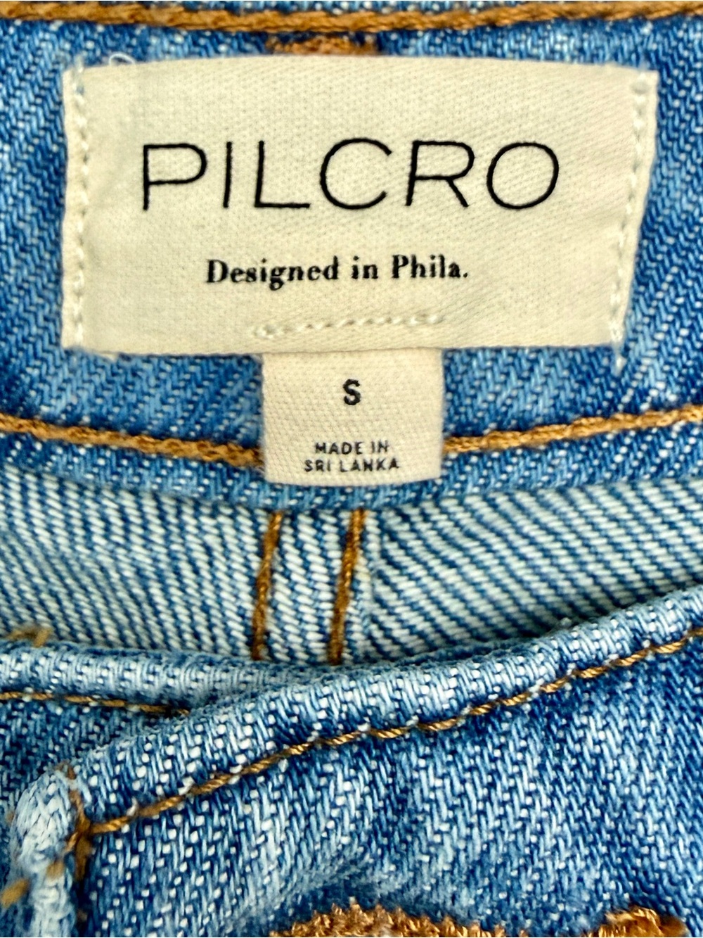 Anthropology Pilcro Blue Distressed Denim Shorts - Women - Picture 3 of 5